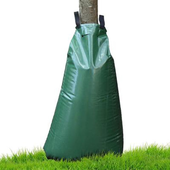 Sac irigare copaci 20 Gallon, rezistent, eliberare lenta, verde