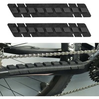 Set 2 autocolante de protectie pentru cadru bicicleta, folie anti-zgarieturi, protejeaza vopseaua, adeziv puternic, montaj usor, OUYLAF, 25 x 4 x 1cm