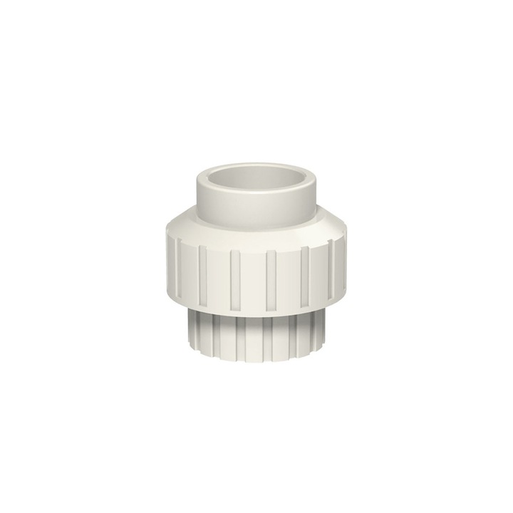 Idmar PVC csatlakozó 1/2" fehér ragasztott hidegvízhez 27x117.5mm