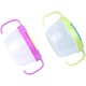 Bol pentru gustari bebelusi si copii, 360 rotativ, anti-scurgere cu flapsuri moi, cu doua manere, Multicolor, 1 buc
