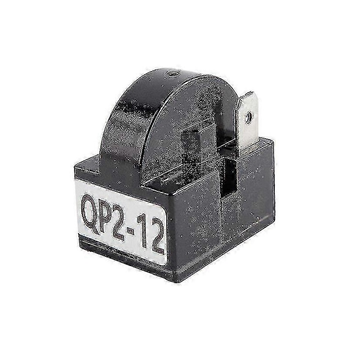Releu termic PTC QP2-12, starter pentru frigider si congelator, protectie pornire compresor, negru, 1 buc