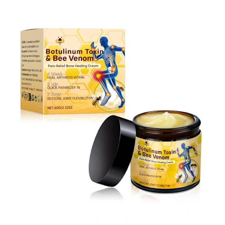Bivenom méhméreg masszázskrém/kenőcs, gyors felszívódású, nem zsíros, sárga, 60 g