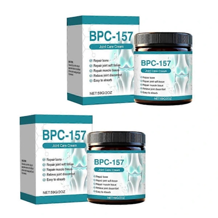 BPC-157 ízületi krém/balzsam, gyors hatású, nem zsíros, gyorsan felszívódó és masszázsolajjal, fehér, 59 g