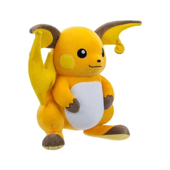Raichu plüssjáték, poliészter, hivatalos Pokemon licenc, 30 cm, Többszínű