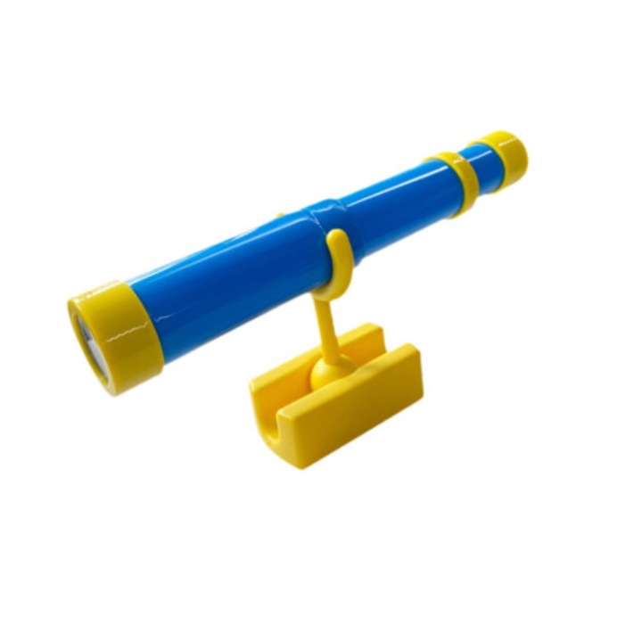 Telescop de joaca pentru copii, accesorii pentru spatii de joaca, retractabil, albastru