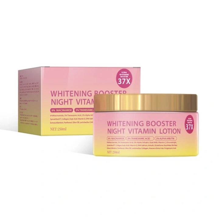 Testápoló/krém Éjszakai Vitamin, hidratáló és ragyogást adó, shea vajjal és E-vitaminnal, nem zsíros, 250 ml