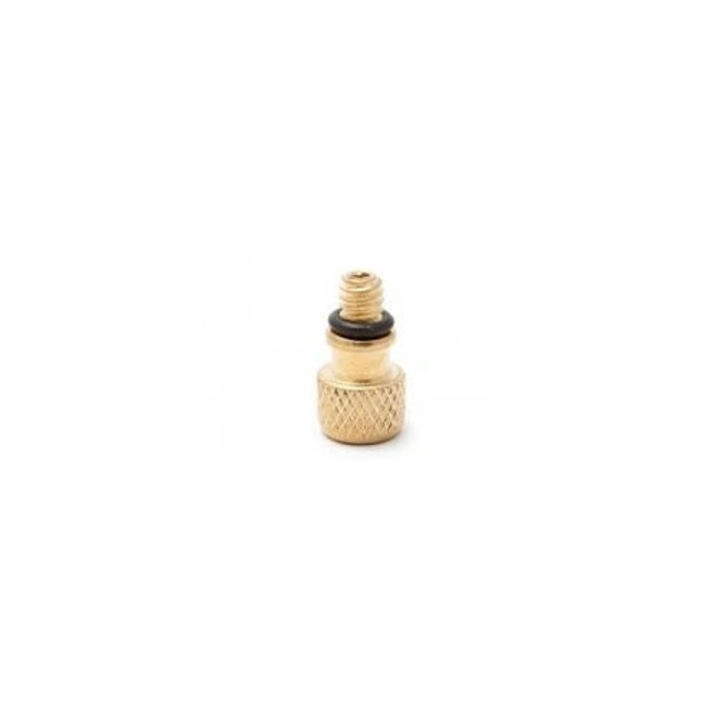 Adapter/Szűkítő szelep AV-ről DV-re, sárgarézből, kerékpárpumpákkal kompatibilis, Arany, 1 db