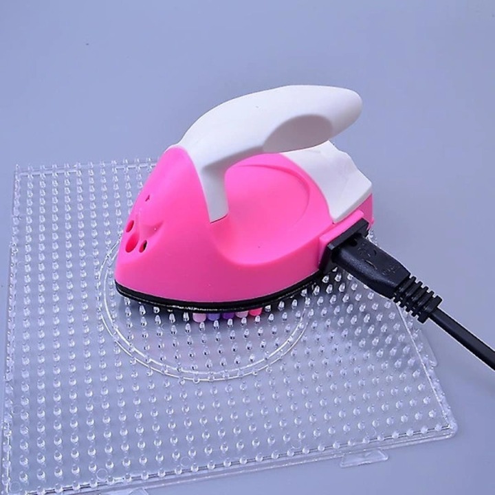 DIY vasalható gyöngyök, gyöngypapírral, rózsaszín/fehér