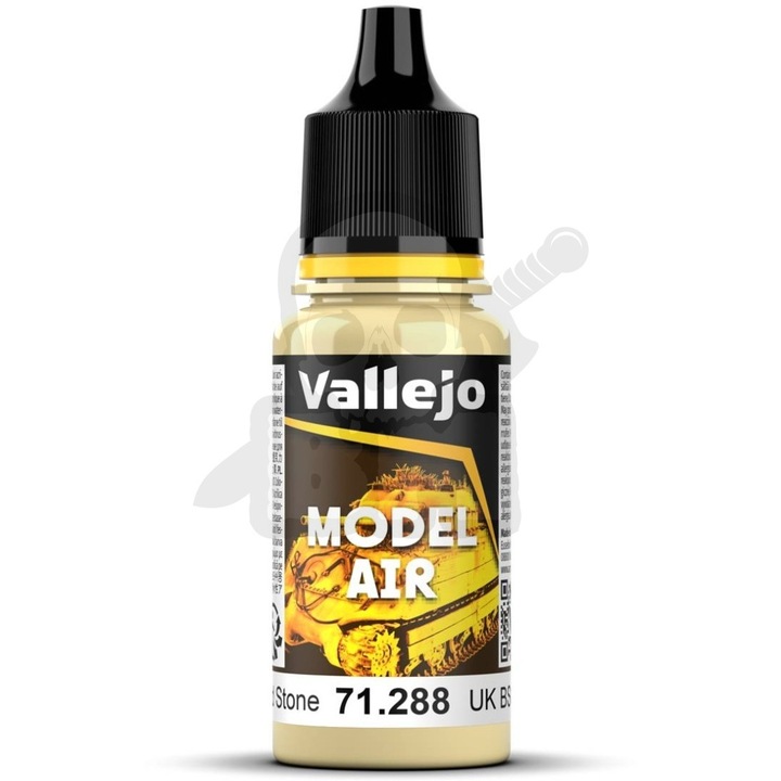 Vallejo Model Air 71.288 akrilfesték, airbrush-hoz, használatra kész, Portland Stone (UK BSC 64), 18ml