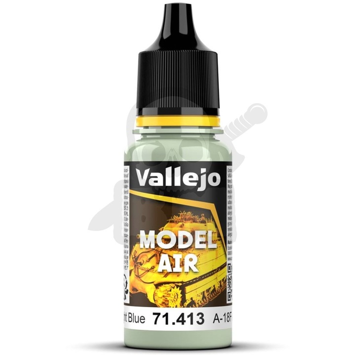 Vallejo Model Air 71.413 A-18F akrilfesték modellekhez, vízbázisú, airbrush-hoz, Világoskék, 18 ml