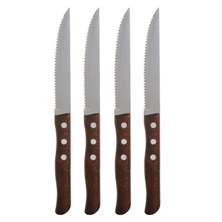 Cutite Zimtate de Masa din Inox 22, 5cm - 4buc
