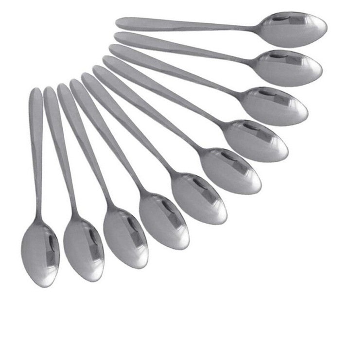 Lingurite din otel inoxidabil 15cm set 10 buc