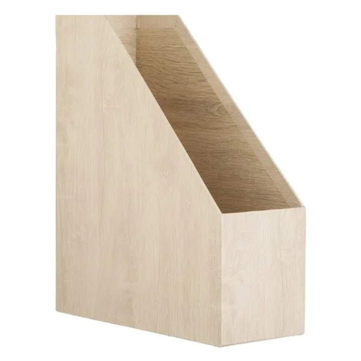 Suport din Carton cu Finisaj Wood pentru Documente 25.5x10.3x30cm