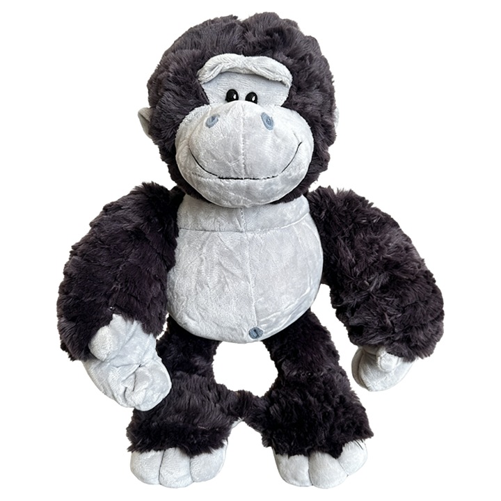Jucarie din plus NICI King Kong Star, moale, model gorila, gri inchis, 50 cm