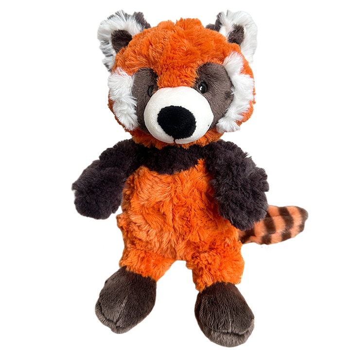 Jucarie de plus NICI Orange Panda, moale, cu umplutura din poliester, Multicolor, 25 cm