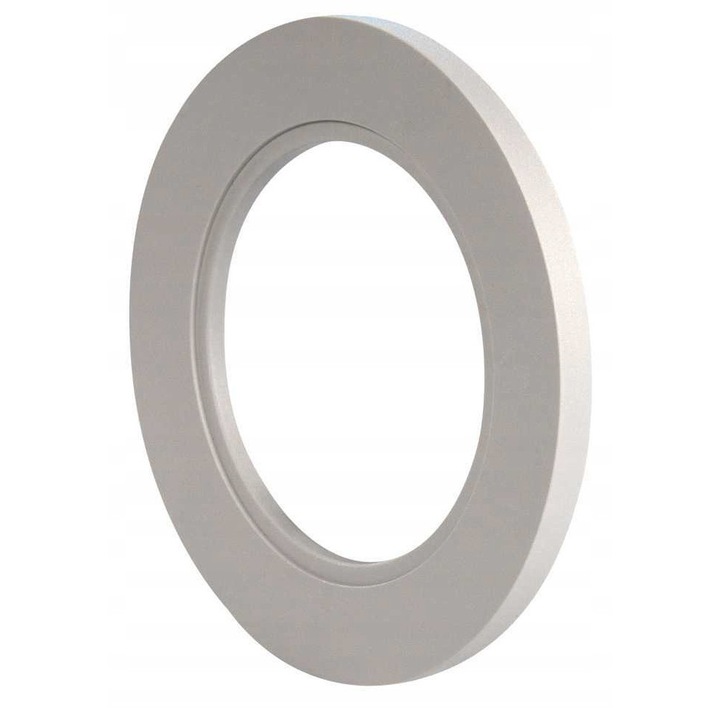 ZAMEL LSR-SZO-X1 keret/gyűrű KONEKTO LED mennyezeti testhez, egyszerű, kerek, műanyag, kivágási átmérő 75 mm, szürke