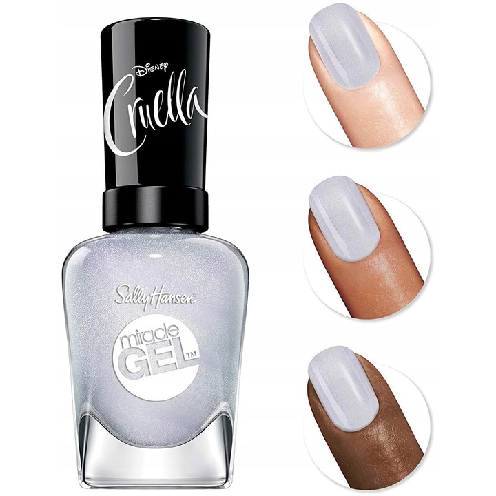Lac de unghii Sally Hansen Miracle Gel, rezistent, Iconic Darling 861, 14ml