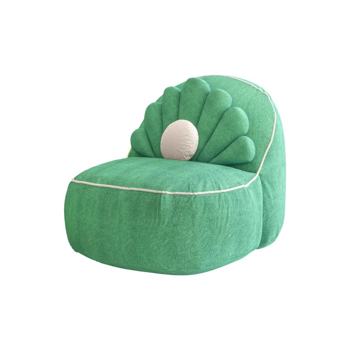 Relaxációs fotel (lounge szék), Pillow Palette Scoica, levehető és mosható huzat, 100% poliészter szálas töltet, zöld, 110 x 98 x 78 cm