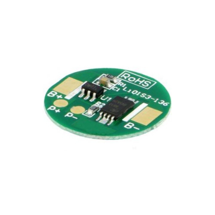 Модул за защита на Li-Ion Li-Polymer акумулатор Batimex 3.6V 2.5A 18.5x1.7mm