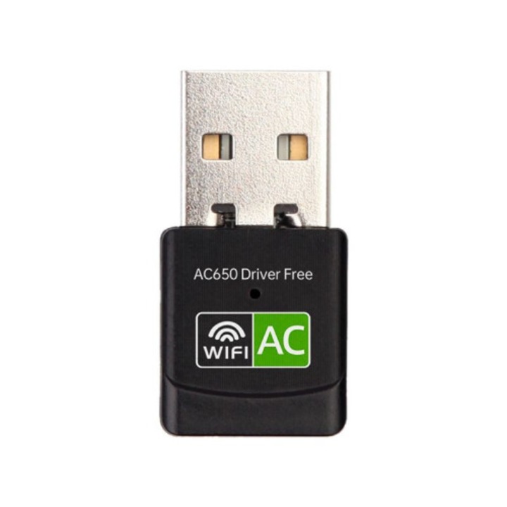 Двубандова USB мрежова карта 650 Mbps 2.4 GHz 5 GHz