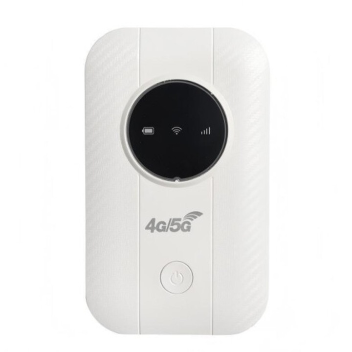 Router satelit portabil Ultra Link Free, internet prin satelit nelimitat, hotspot wi-fi, compatibil 4G/5G, alb, 1 buc