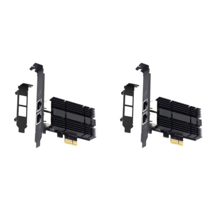 Мрежова карта с два порта 2.5G PCIe I226 чипсет Gigabit Ethernet