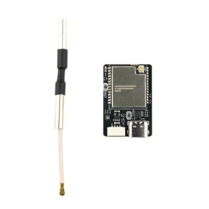 WiFi modul WiFi-Link, kétsávos WiFi 6, átlátszó UDP átvitel, antenna és USB-C csatlakozó, fekete, 1 db