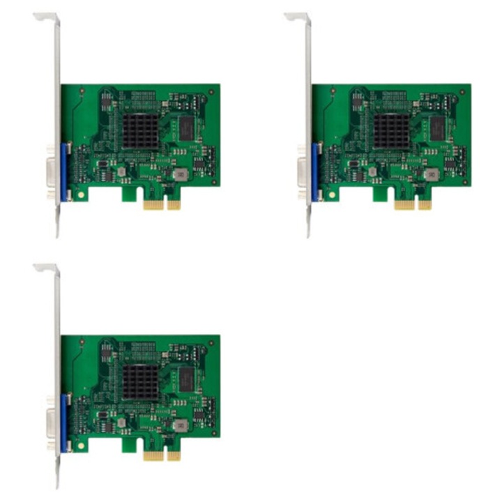 Placa video PCIe X1 AST2400 2K VGA 1920x1200 3 szett