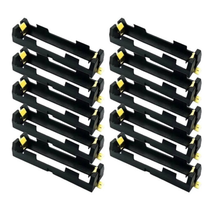 Suport acumulator 18650 cu pini bronz