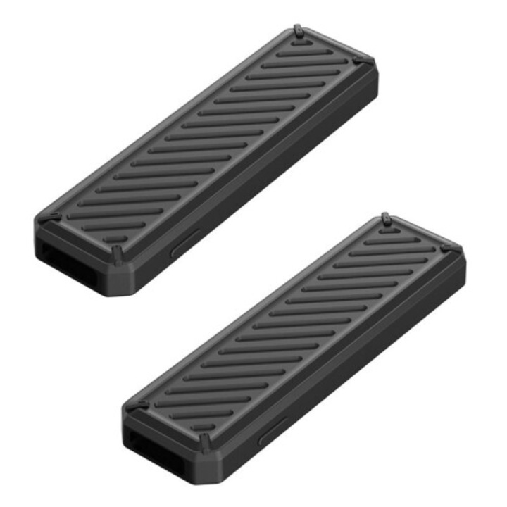 Set 2 bucati, husa de protectie/protector pentru telecomanda din silicon compatibila cu 4K TV 2021, anti-alunecare, rezistenta la socuri, moale, negru