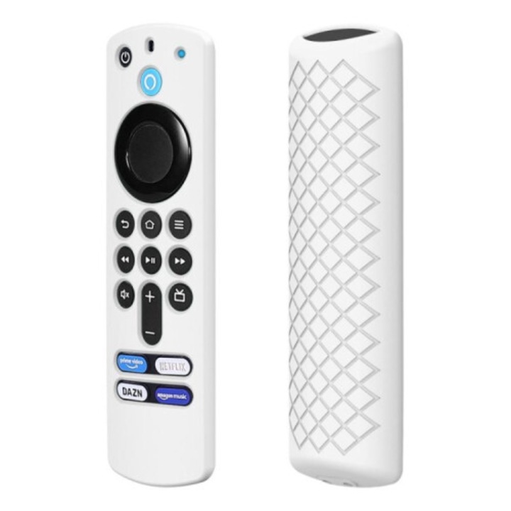 Doua huse compatibile cu telecomanda vocala Alexa de a 3-a generatie, alb