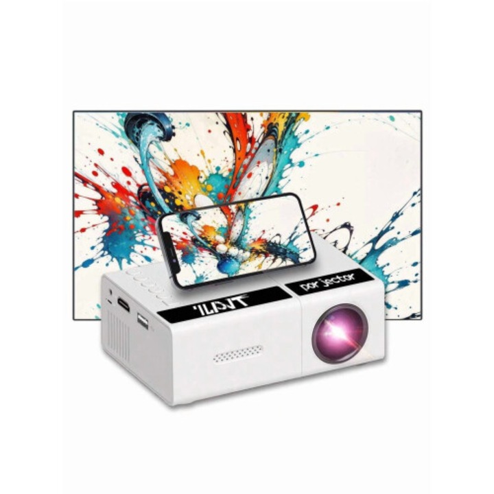 Mini HD videoprojektor 50 ANSI lumen 240p