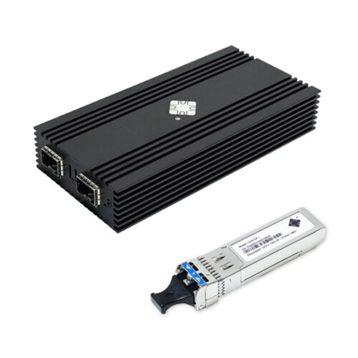 Мрежова карта с два порта 10G SFP+ USB4 82599ES с оптичен модул 10G LR 1310nm