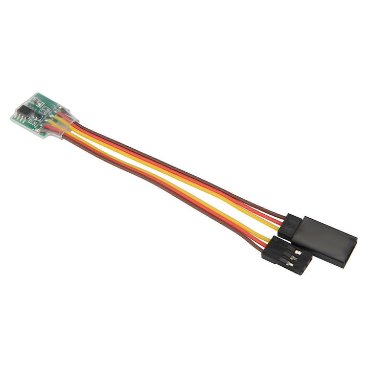 Szervomotor jel invertor RC-hez, forgásirányváltó, 5.0-6.0V 2A működés, 6cm kábel, Többszínű, 1 db