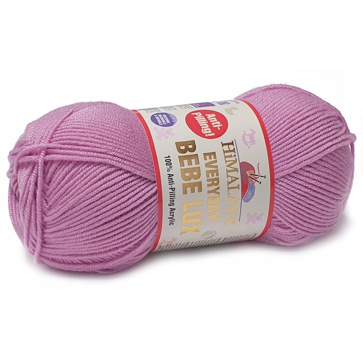 Himalaya Everyday Bebe Lux kötőfonal, bolyhosodásgátló, lila, 100g-250m