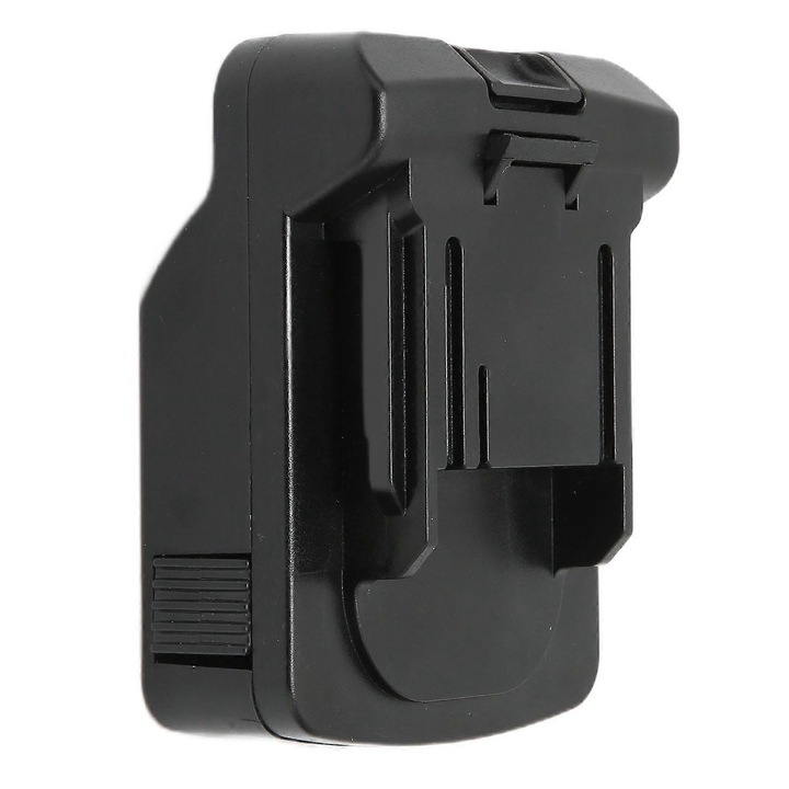 Adaptor baterie litiu 18V pentru scule electrice, negru, compact
