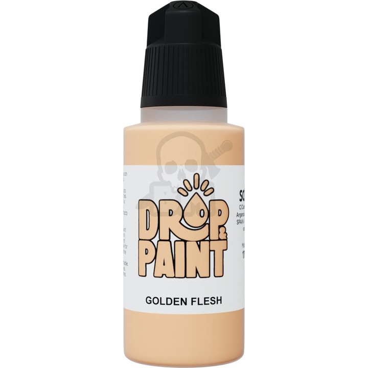 Scale75 Drop Paint SDP-01 akrilfesték airbrush-hoz, használatra kész, hígítás nélkül, arany bőrszín, 1 db