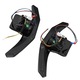 2 darabos szett, LED váltófülek Audi S4/RS4 S5/RS5 S6 C8 S7/RS7 SQ3/RSQ3 B9.5/C8 modellekhez, APP vezérlés és OBD smart box, RPM kijelző 500-9000, 11 állítható szín, Fekete