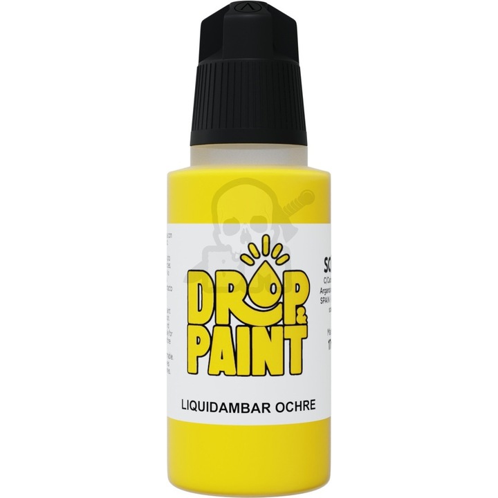 Scale75 Drop Paint SDP-59 akril festék airbrush-hoz/modellfesték, használatra kész, minden anyaghoz, Liquidambar Okker