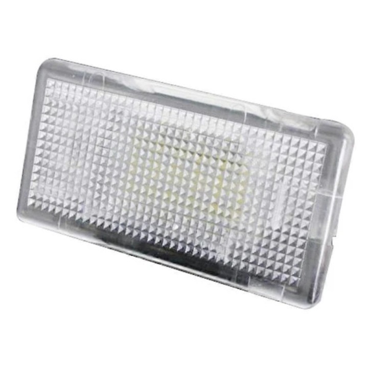Lampa portbagaj, lumina portbagaj compatibila cu BMW E36/E38/E39/E46/E60/E61/E65/E66/E82/E88/E90/E90LCI/E91/E92/E93/F01/F02, LED integrat 6500K 12V, carcasa plastic cu lentila clara, Alb, 1 buc