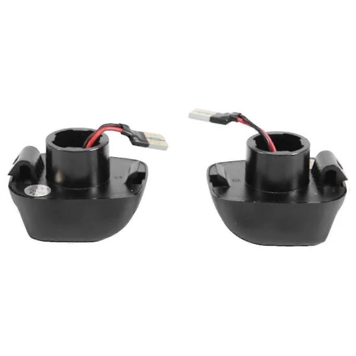 LED lámpák rendszámtáblához, kompatibilis Navara D40/Frontier 2007-2016, Equator 2009-2012, 3528SMD+3014SMD (18+28 SMD), vízálló, ABS, Fekete, 2 darab