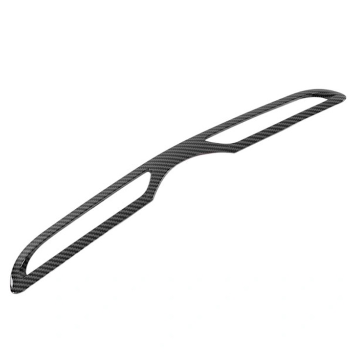Capac ornament aerisire bord Cooper F55/F56/F57 2014-2021, din ABS, usor de instalat cu banda adeziva dubla, Negru imitatie fibra de carbon, 1 buc