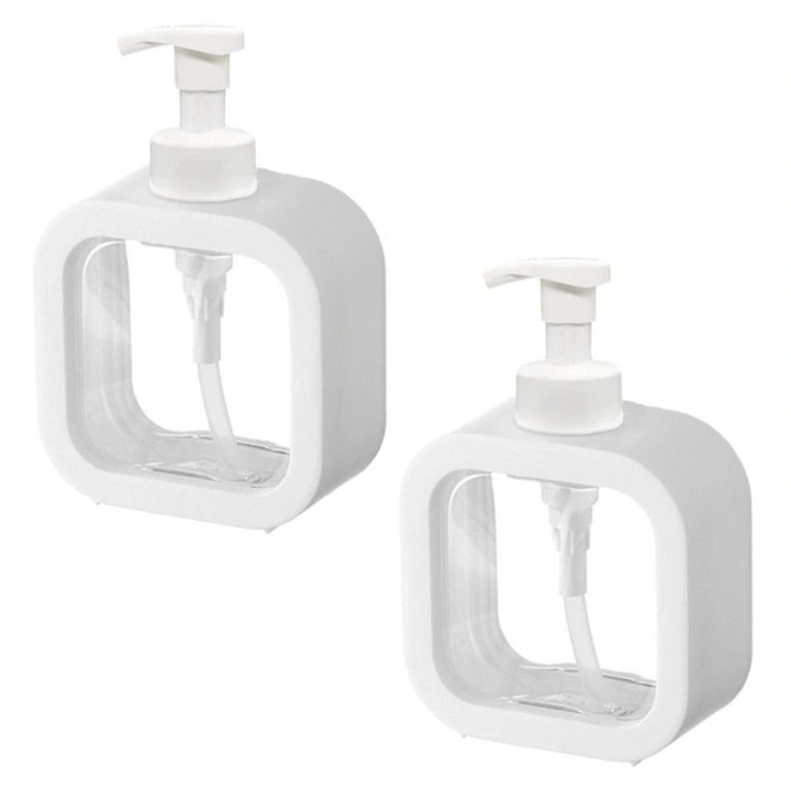 Flacon pompa emulsie 500ml plastic ecologic transparent