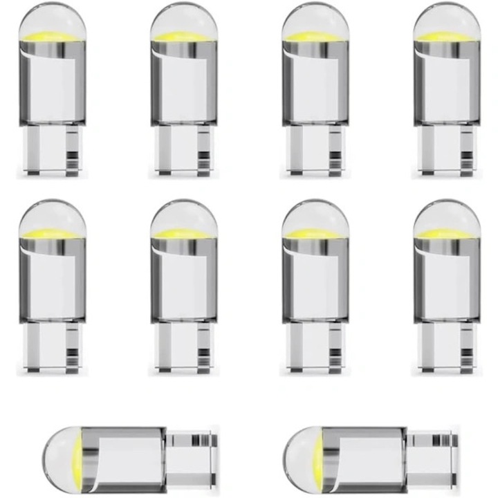Комплект 15 LED крушки T10, студено бяло, 23x9мм, 12V