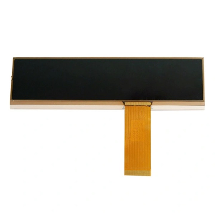 Ecran LCD display pentru Microcar MC1/MC2/M Go (2004-2011), pentru vitezometru/instrumentar, cu conector dedicat, din sticla, negru, 1 buc.