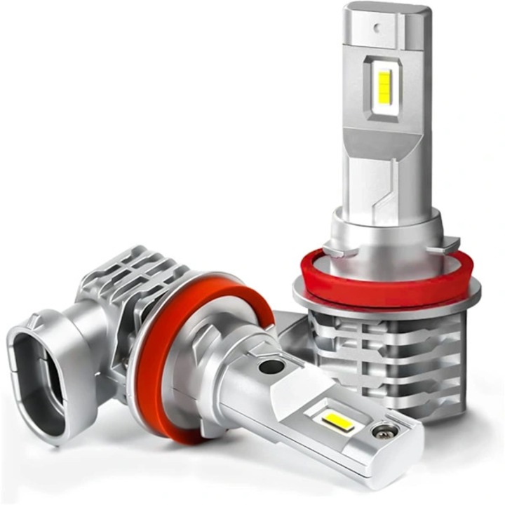 LED крушка H11 комплект 2 бр. 6500K студено бяло 12V-24V