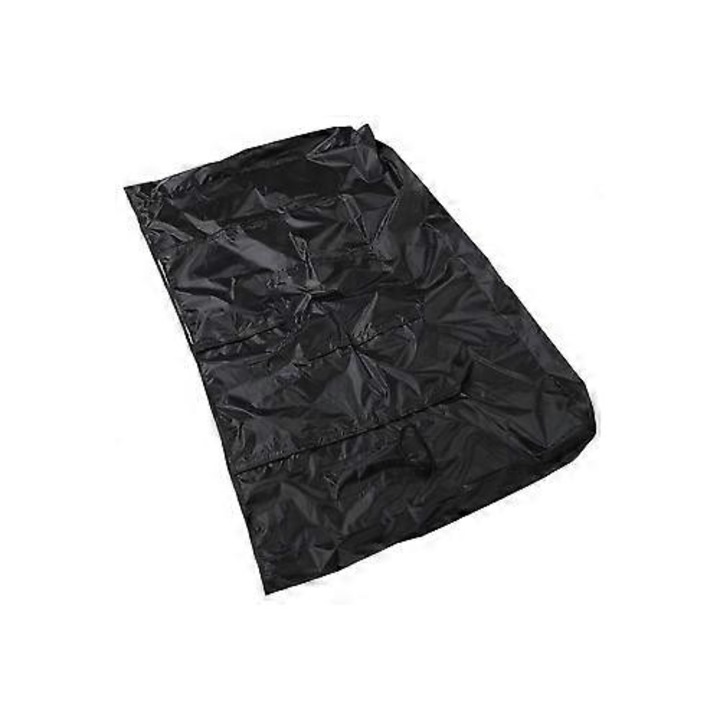 Kültéri TV burkolat 55-58 hüvelyk, oxford anyag, fekete, 150x110x15cm, víz- és porálló