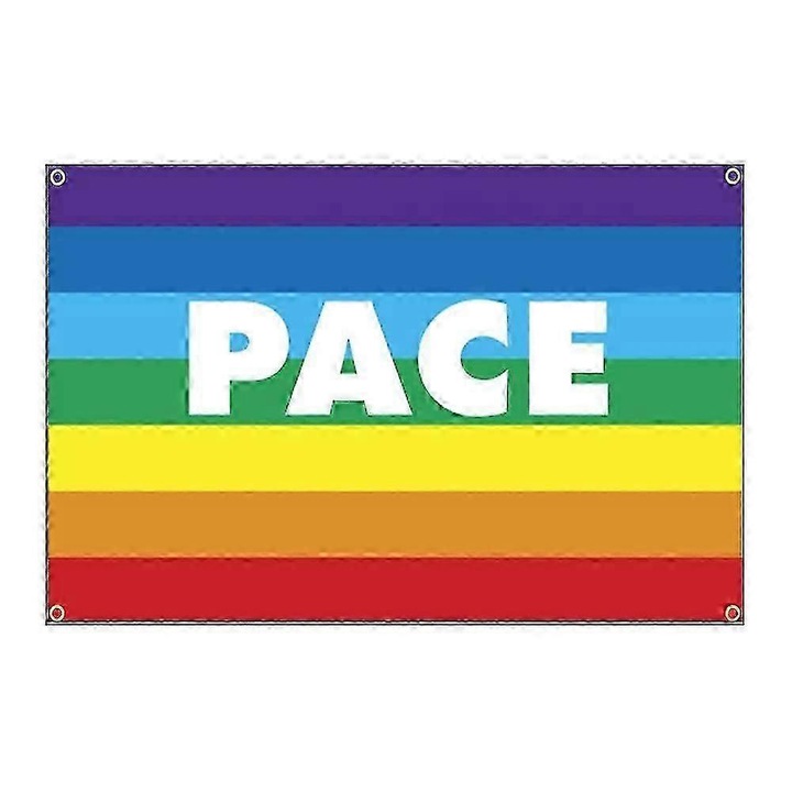 Steag decorativ imprimat, 90x150cm, poliester, multicolor