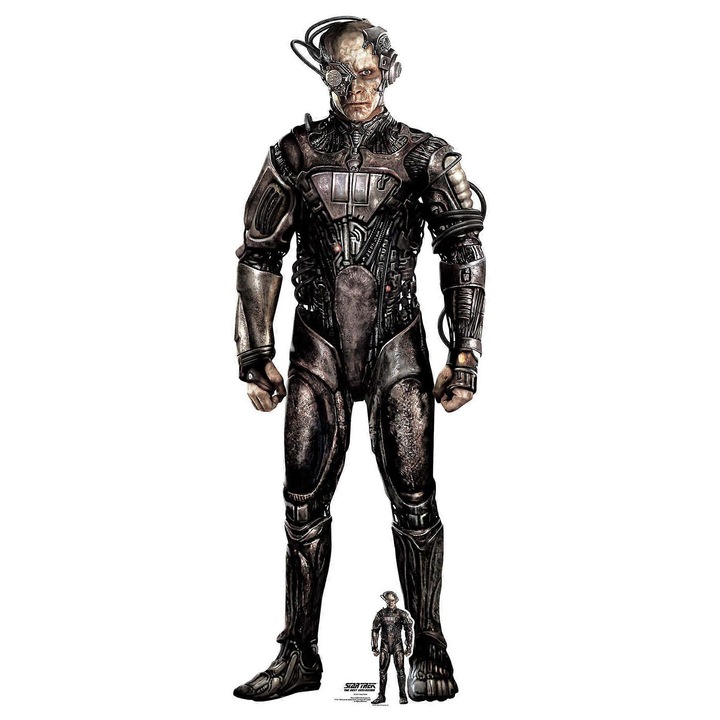 Figurina carton Borg Drone Star Trek 184x67cm multicolor
