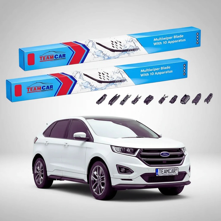 Чистачки Ford Edge SUV Gen II 2016-настоящ, Комплект предни плоски Premium – TeamCar®
